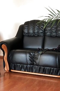 Lexi Dona Reveals And Masturbates On The Couch