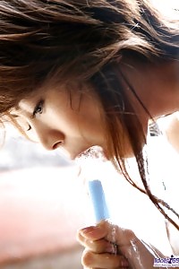 Honoka Displays Her Hairy Pussy Just To Be A Filthy Cock Teaser