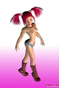 Tight Braided Bombshell Pulls Up Daisy Dukes And Brings Herself Cameltoe