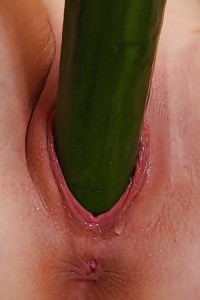 Gitti Bends Over With Her Ass To The Camera And Fucks Her Own Pussy From Behind