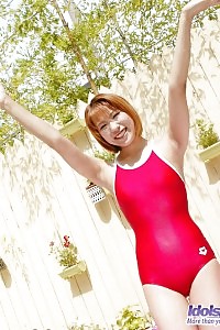 Yuri Is An Asian Babe Who Likes Flirting The Boys When She Dresses Her Sailor Outfit
