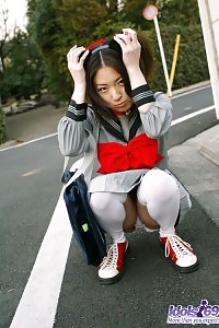 Pigtailed Hottie Babe Plays Housewife And Gets  Her Cunt And Smooth Ass Drilled